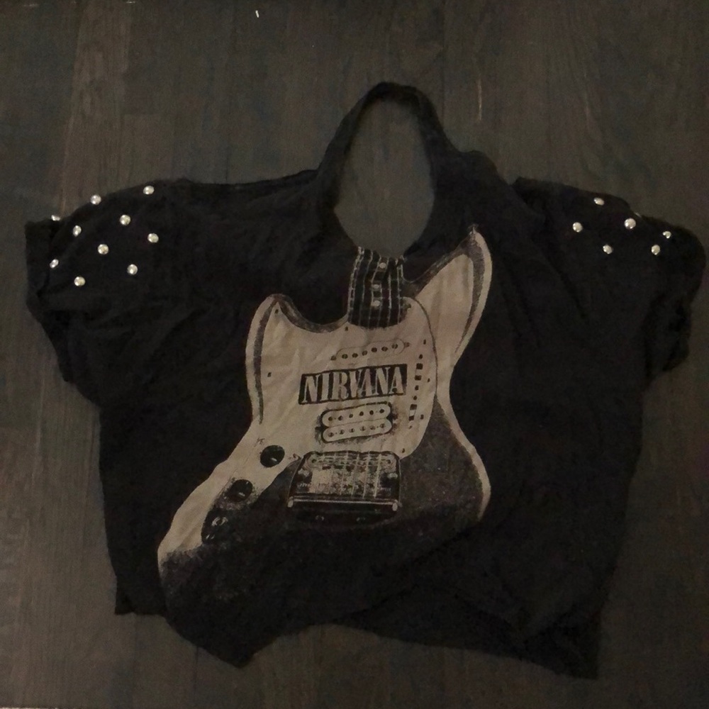 LF open back band tee shirt